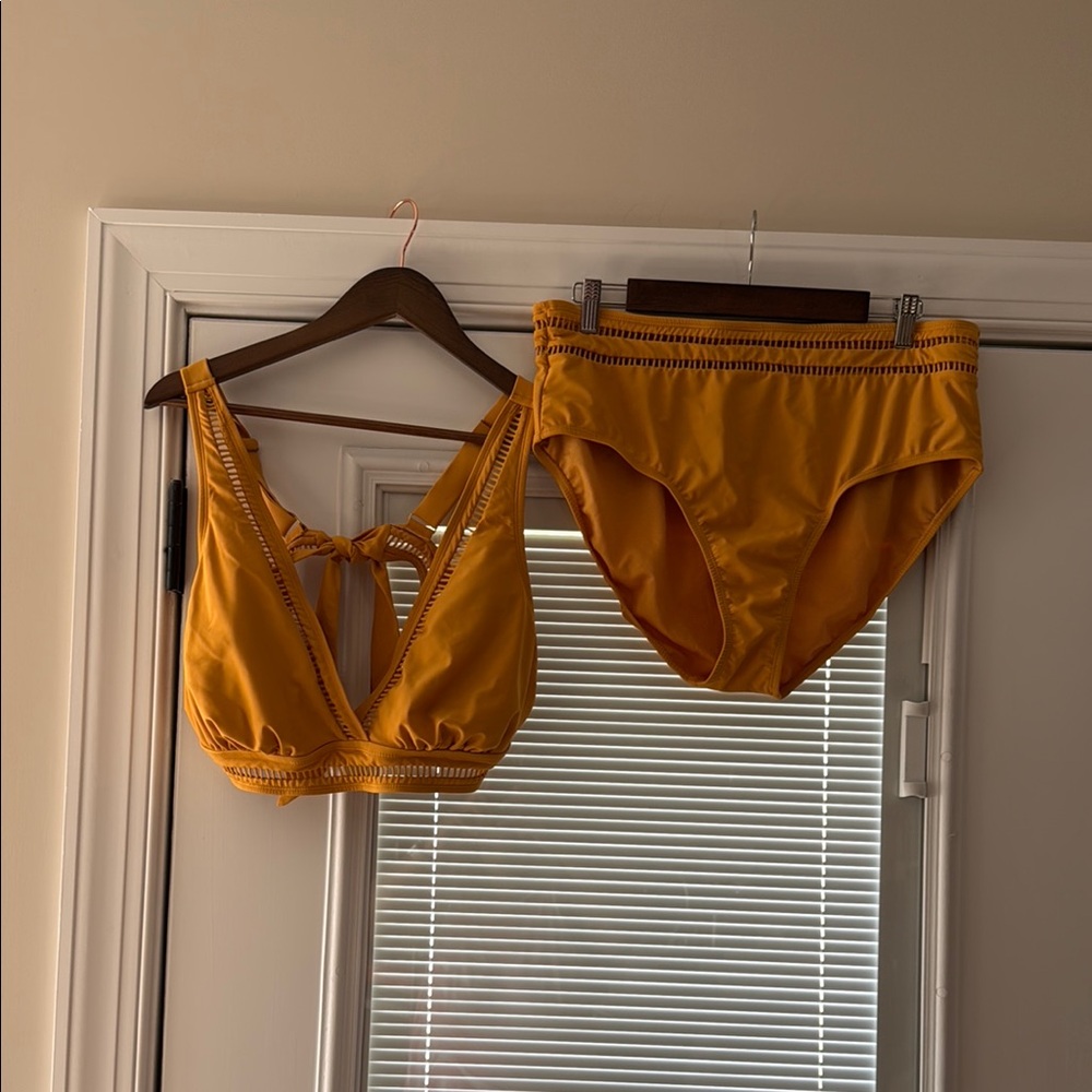 Mustard Yellow Bikini Set